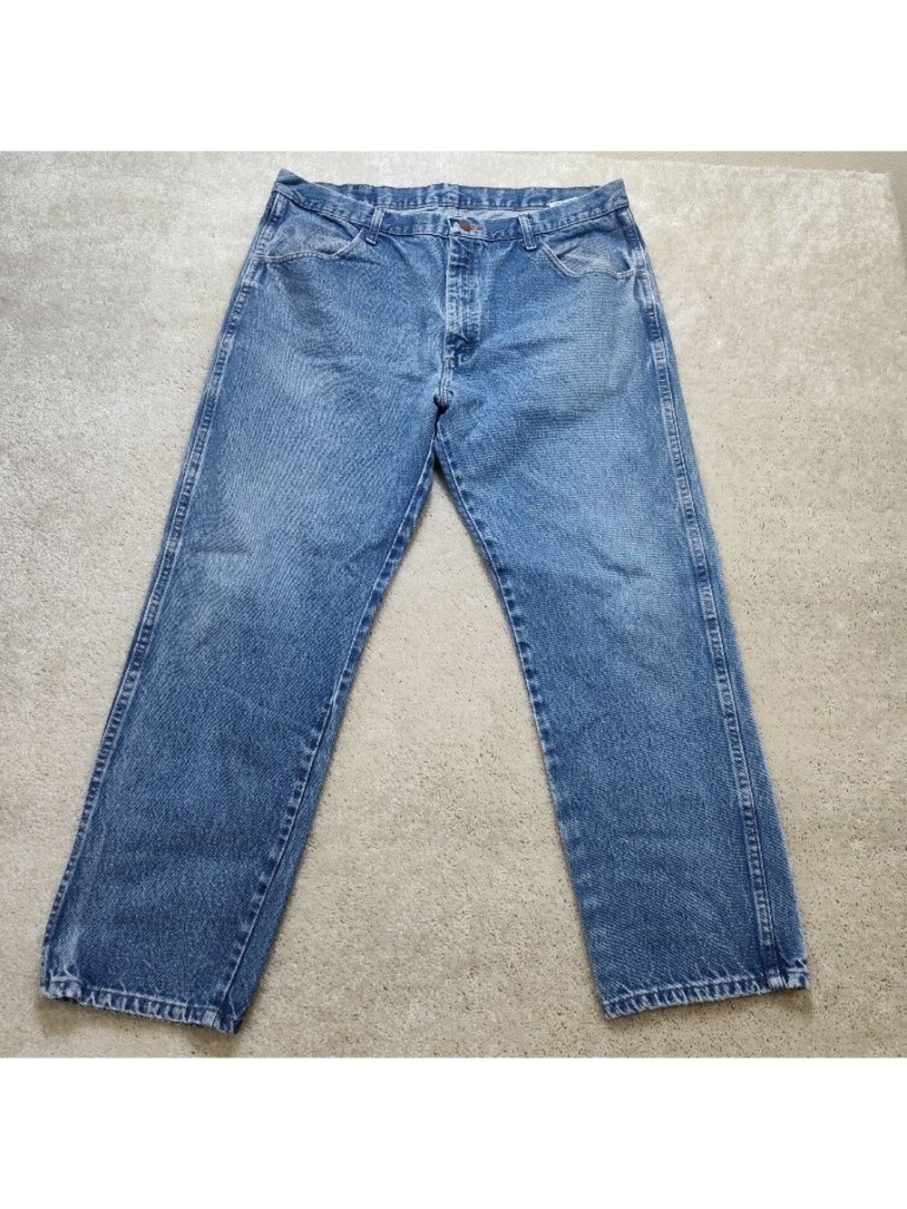 Rustler Mens Jean 38x29 Regular Fit Straight Leg Denim 100% Cotton 87619PW VGC